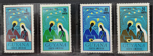 Гайана, 1972, Рождество, 4 марки